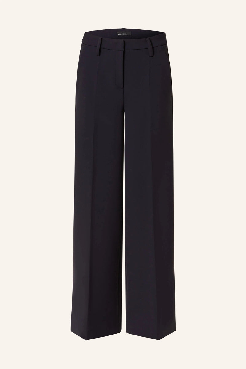 Alva Trouser in Dark Navy