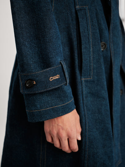 Denim Trench Coat