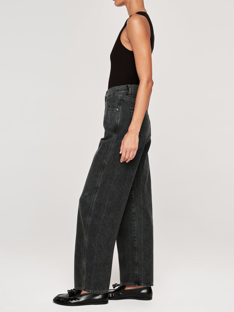 Taylor High Rise Barrel Jeans In NightSwape