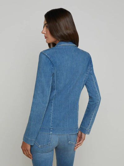 Baldwin Denim Blazer In Provo