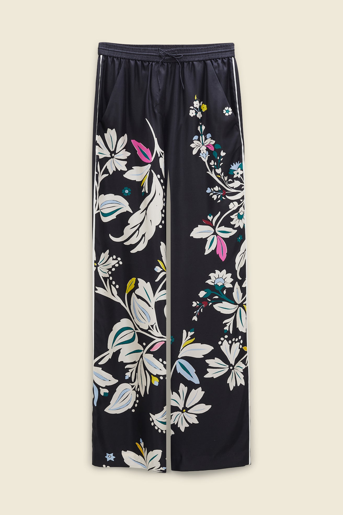 Floral Trousers with a new purchase from Zara.