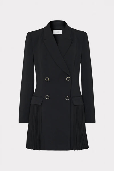 Noora Pleated Blazer Dress