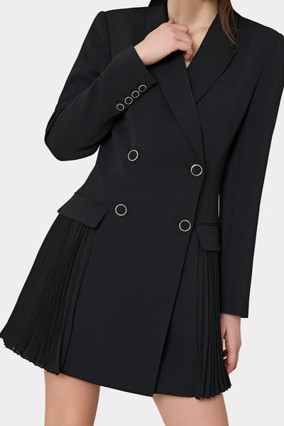 Noora Pleated Blazer Dress