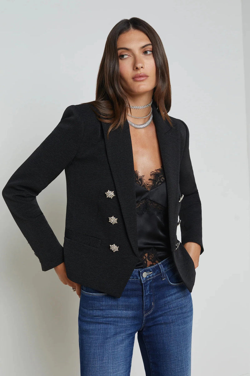 Brooke Blazer in Black Crystal