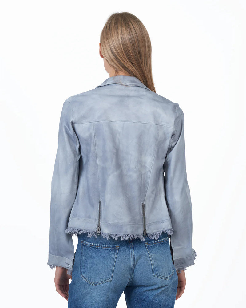 Alexa Patina Leather Jacket Steel-Jakett Ny-Tocca Finita