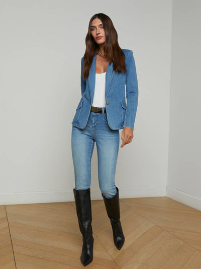 Baldwin Denim Blazer In Provo-L'Agence-Tocca Finita