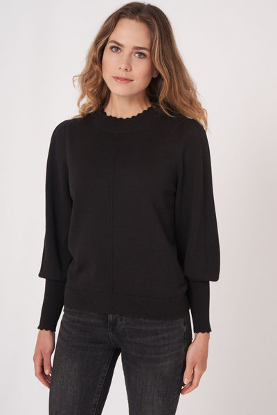 Balloon Sleeve Knit Sweater-Repeat-Tocca Finita