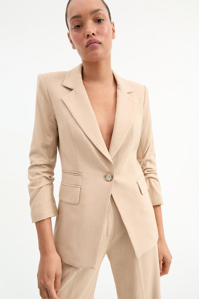 Battista Dickey Jacket In Stone Khaki-Veronica Beard-Tocca Finita