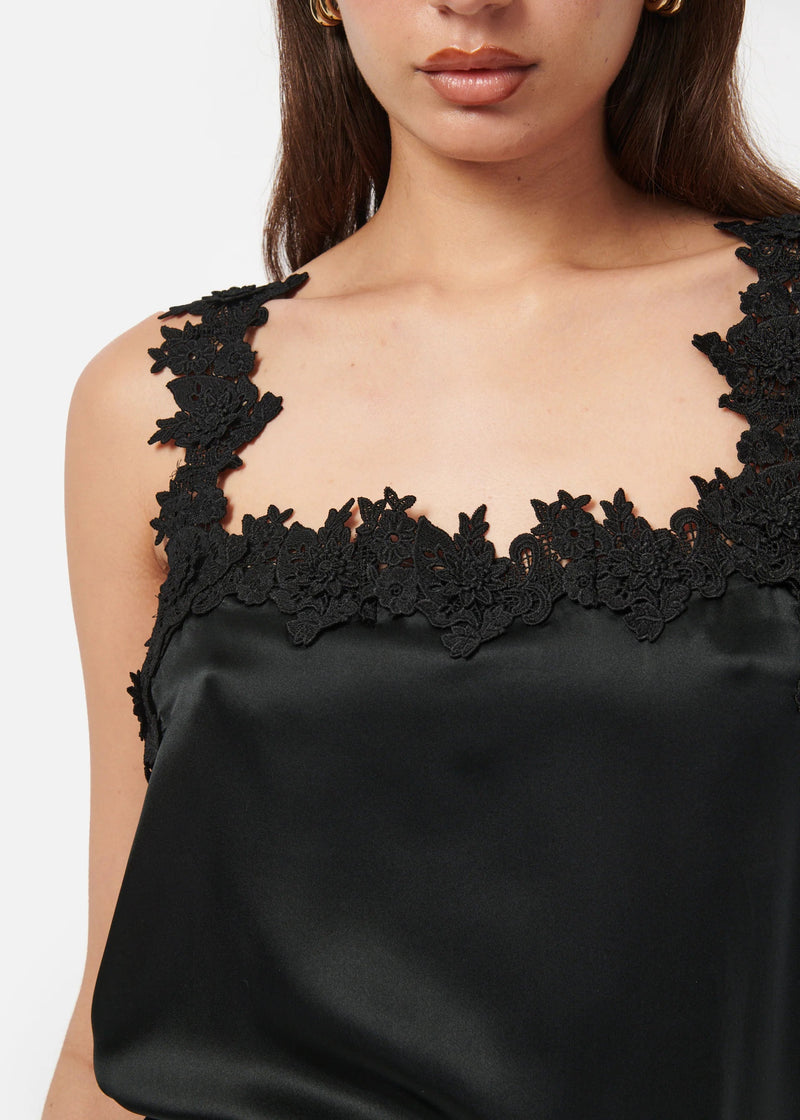 Bellamy Cami Top In Black-Cami Nyc-Tocca Finita