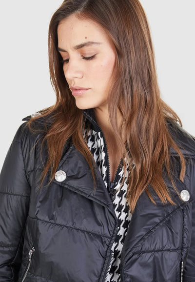 Biker Puffer Jacket-Marc Aurel-Tocca Finita