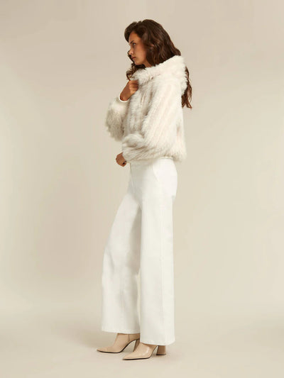 Birdie Jacket In Off White-Beaumont Coats-Tocca Finita