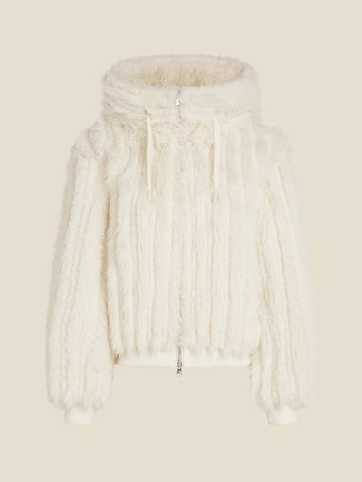 Birdie Jacket In Off White-Beaumont Coats-Tocca Finita