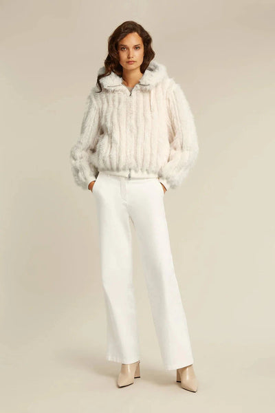 Birdie Jacket In Off White-Beaumont Coats-Tocca Finita