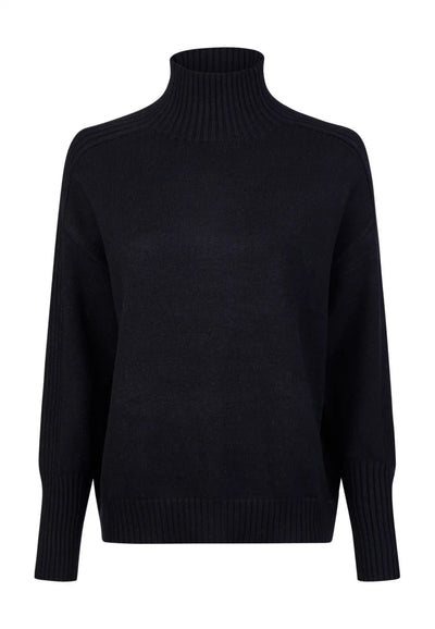 Black Turtleneck Sweater-Marc Aurel-Tocca Finita