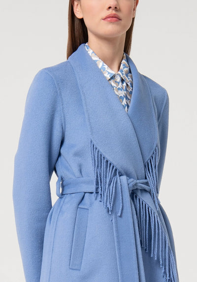 Blue Long Coat-Fracomina-Tocca Finita