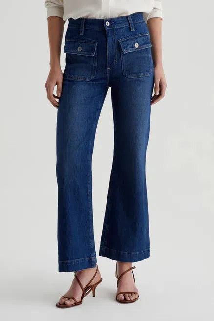 Bonnie Mid-Rise in Shallow Jeans-AG Jeans-Tocca Finita