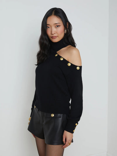 Brixie Cutout Turtleneck-L'Agence-Tocca Finita