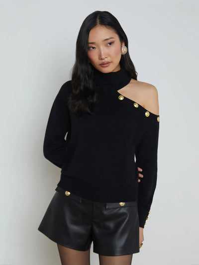 Brixie Cutout Turtleneck-L'Agence-Tocca Finita