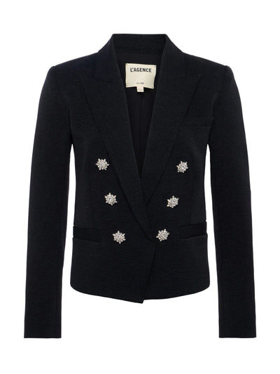 Brooke Blazer in Black Crystal-L'Agence-Tocca Finita