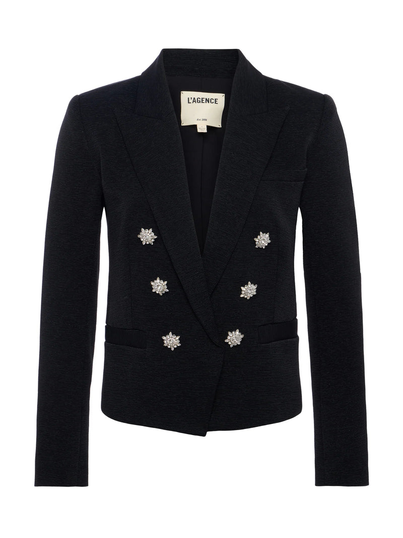 Brooke Blazer in Black Crystal-L&