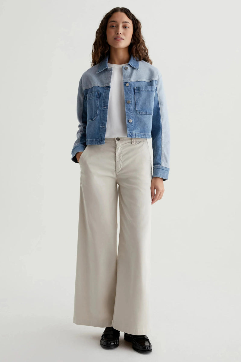 Caden Wide Leg In Pumice-AG Jeans-Tocca Finita