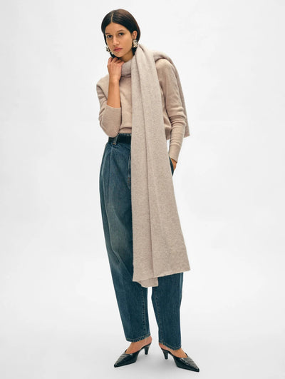 Cashmere Travel Wrap-White And Warren-Tocca Finita