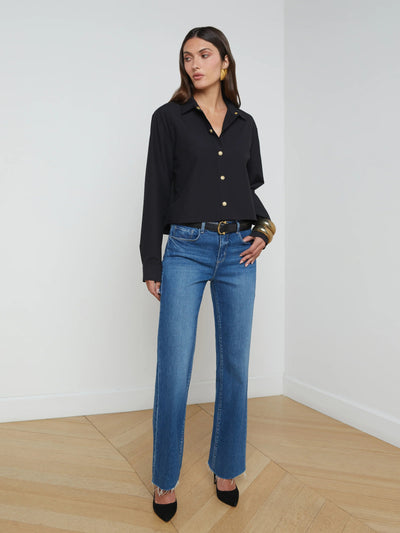 Cosette Button-Down Shirt-L'Agence-Tocca Finita