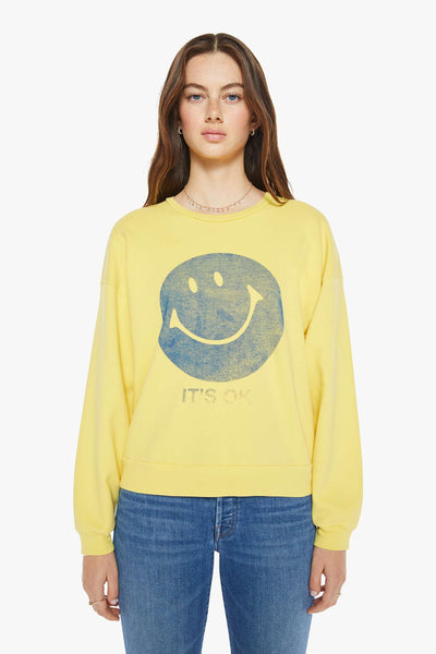 Drop Square in It's OK Sweatshirt-Mother-Tocca Finita