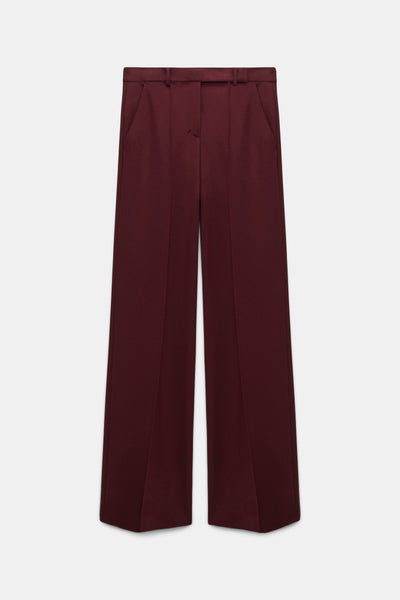 Emotional Essence Pants in Dark Burgundy-Dorothee Schumacher-Tocca Finita