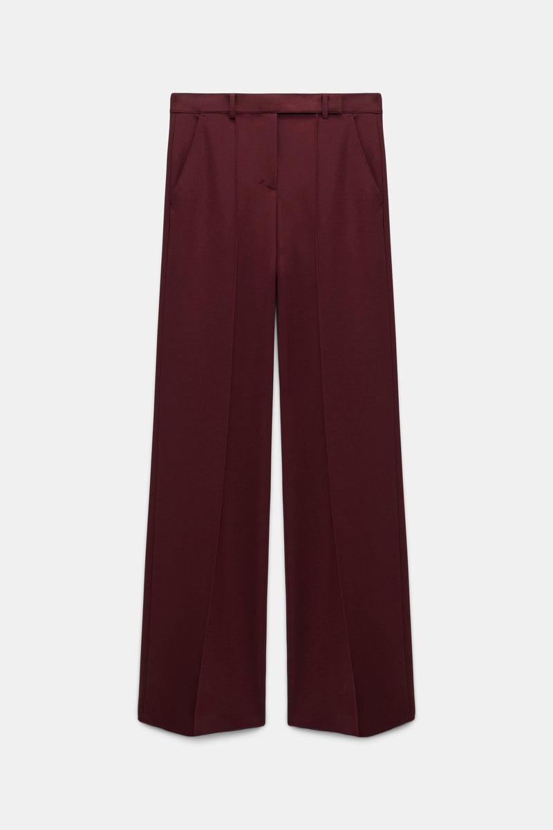 Emotional Essence Pants in Dark Burgundy-Dorothee Schumacher-Tocca Finita