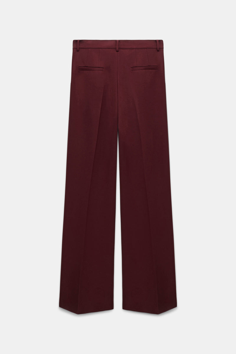 Emotional Essence Pants in Dark Burgundy-Dorothee Schumacher-Tocca Finita