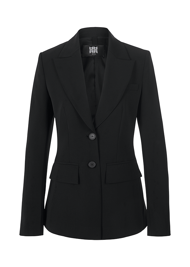 Fitted Blazer With Flap Pocket-Riani-Tocca Finita