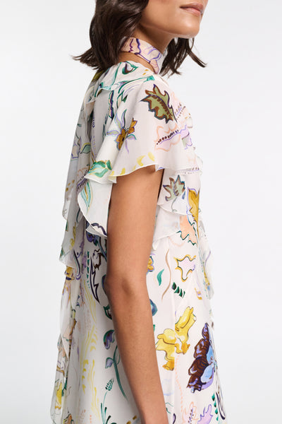 Floral Twist Dress-Dorothee Schumacher-Tocca Finita