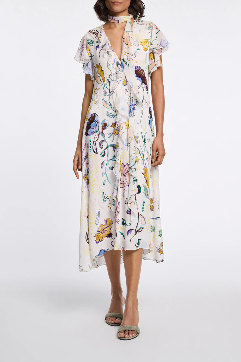 Floral Twist Dress-Dorothee Schumacher-Tocca Finita