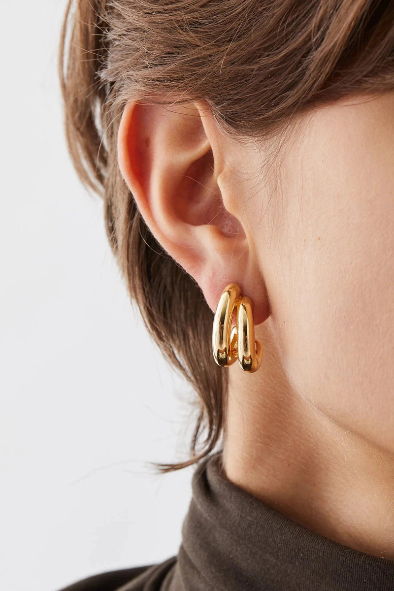 Florence Earring In Gold-Jenny Bird-Tocca Finita