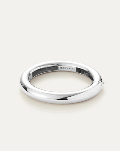 Gia Mega Bangle In Silver-Jenny Bird-Tocca Finita