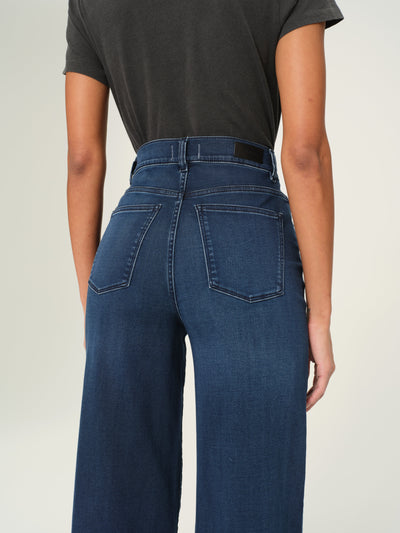 Hepburn Wide Leg Instasculpt Jeans in Stream-Dl1961-Tocca Finita