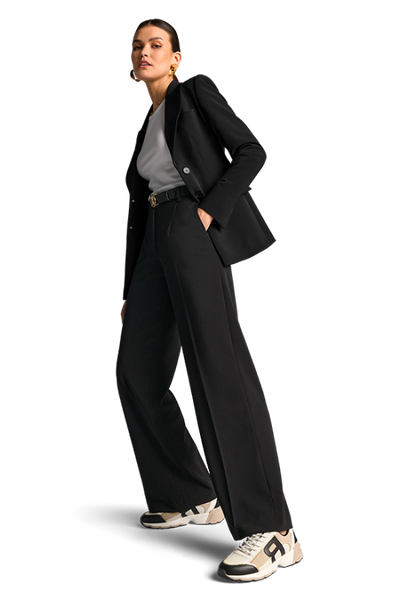 High Waist Wide Fit Trouser-Riani-Tocca Finita