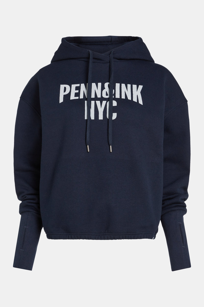 Hoodie With Print-Penn&Ink-Tocca Finita