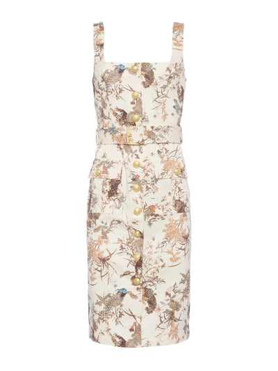 Idy Button Front Tank Dress In Tapestry Jungle-L'Agence-Tocca Finita