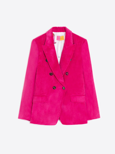 Ingrid Cherry Corduroy Blazer-Vilagallo-Tocca Finita