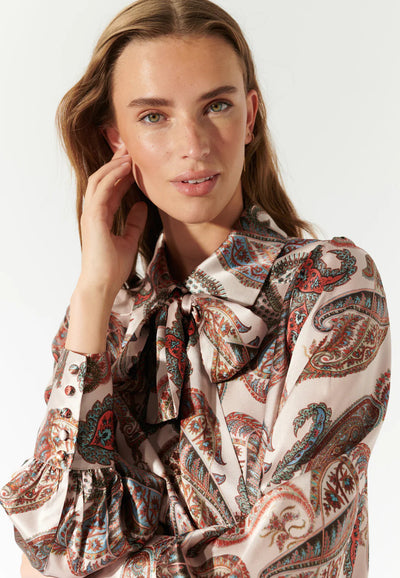 Jamina Dea Blouse in Fortunio Rosewood-Dea Kudibal-Tocca Finita