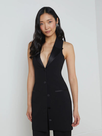 Jazlynn Tuxedo Mini Dress-L'Agence-Tocca Finita