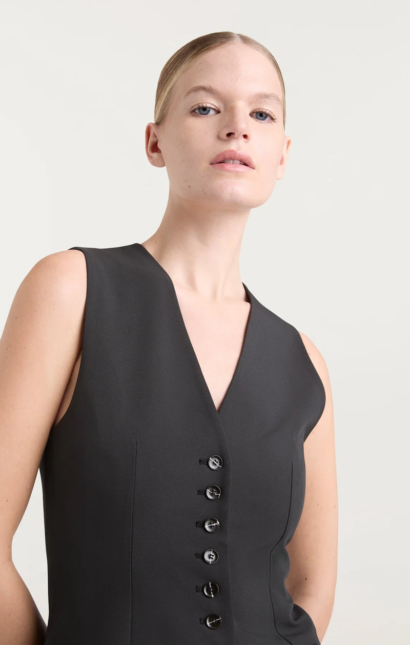 Kallen Vest In Black-Cinq A Sept-Tocca Finita
