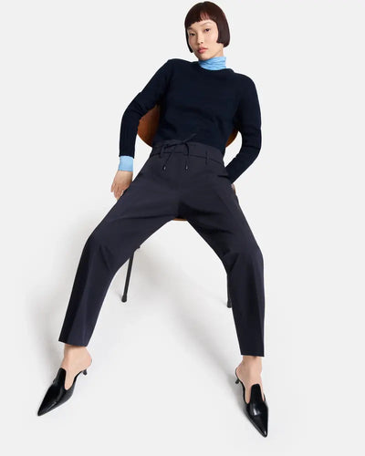 Karen Pant In Darkest Blue-Cambio-Tocca Finita