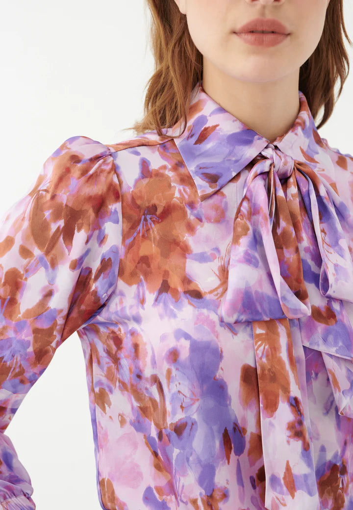 Kikki Dea Blouse In Atlas Purple-Dea Kudibal-Tocca Finita