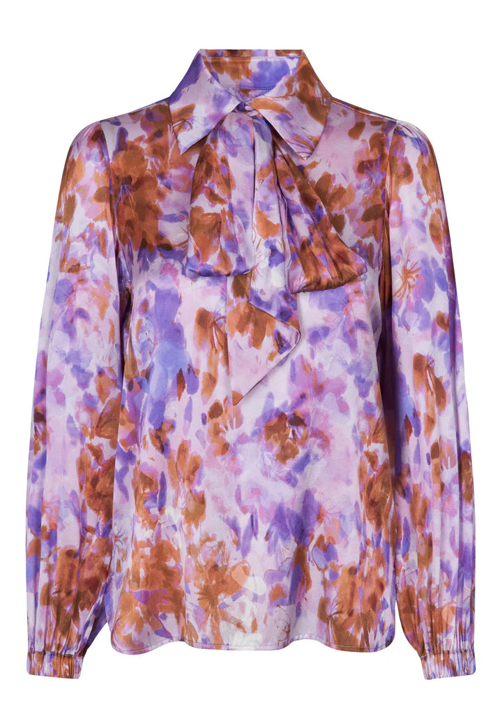 Kikki Dea Blouse In Atlas Purple-Dea Kudibal-Tocca Finita