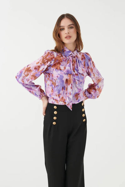 Kikki Dea Blouse In Atlas Purple-Dea Kudibal-Tocca Finita