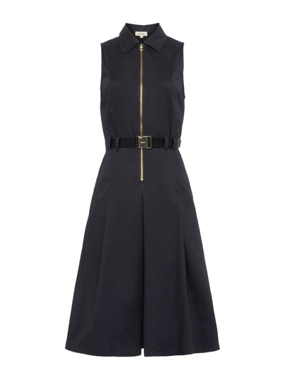 Kylo Belted Shirt Dress In Black-L'Agence-Tocca Finita