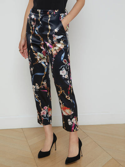 Ludivine Trouser In Black Multi Rocco-L'Agence-Tocca Finita